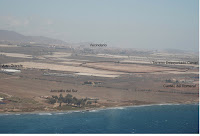 Vista aérea de los terrenos adjudicados para la construcción de la macrocárcel de Maspalomas