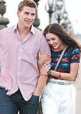Miley Cyrus and her boyfriend. Both of whom are such very deep people, that us normal folk shouldn't even try to understand them.