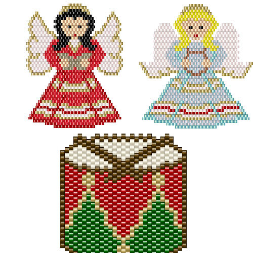 Christmas Bead Patterns by Thread A Bead