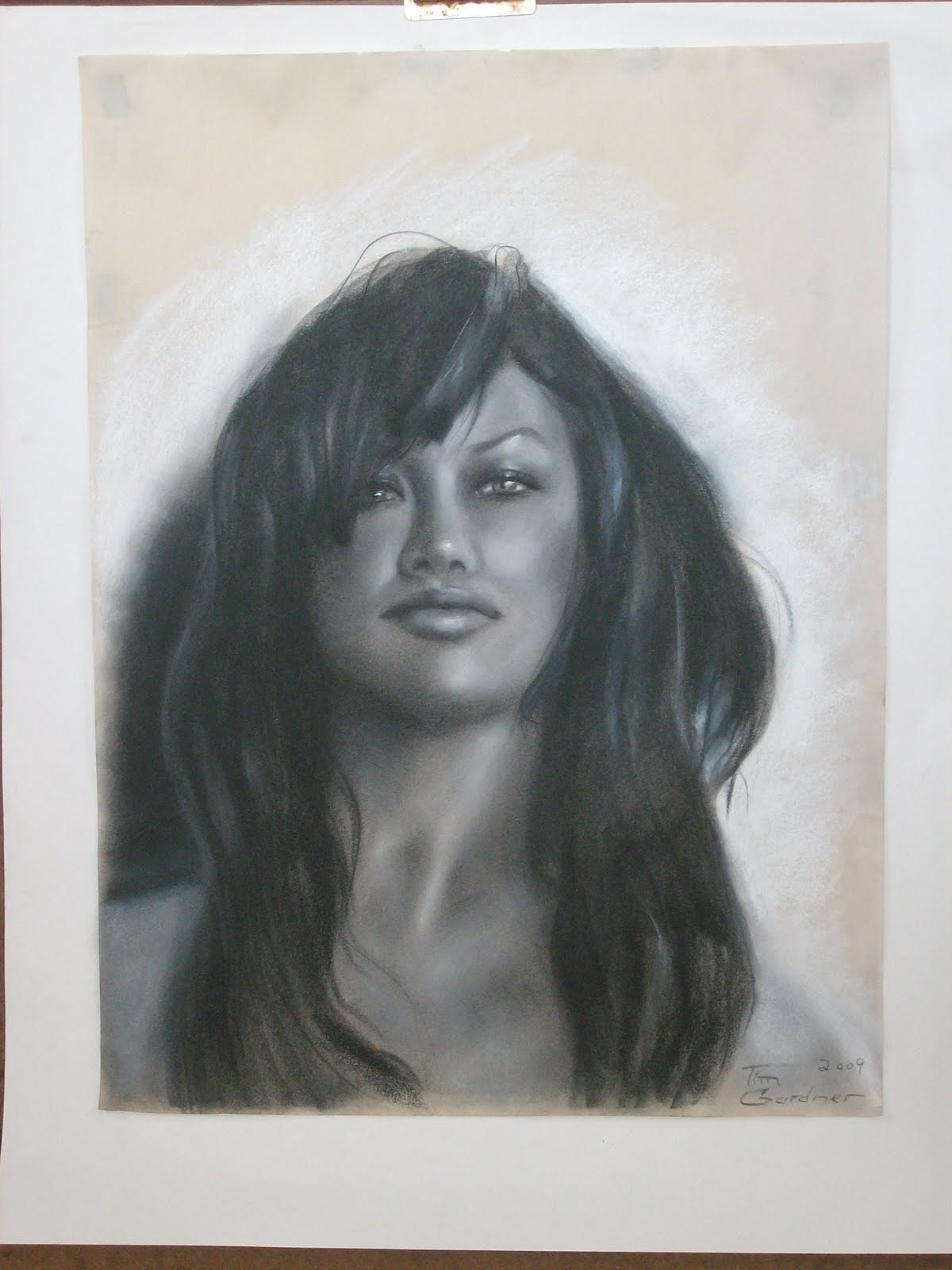 Artist Tim Gardner Charcoal Portraits