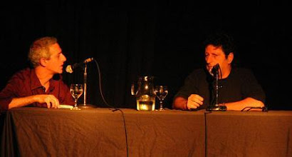 Sergio Wolf  y Raúl Perrone en el Centro Cultural Rojas - Marzo de 2008.
