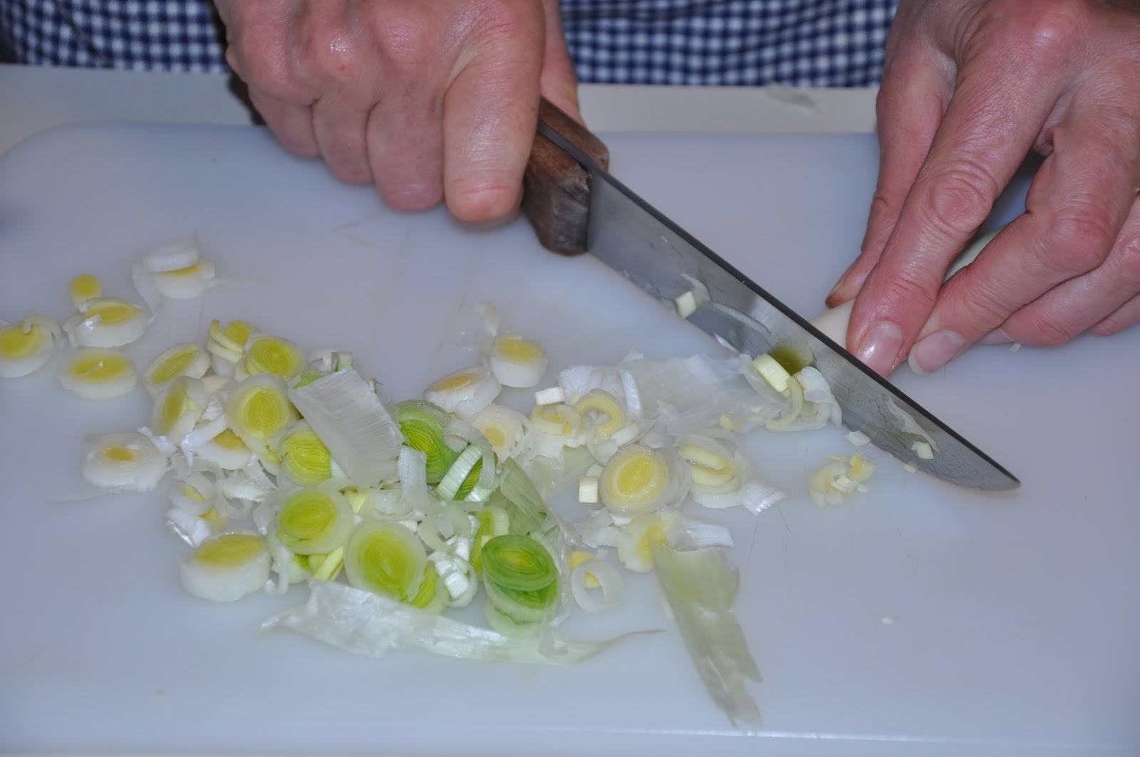 A tavola Al ristorante Frittata ai porri e prosciutto cotto