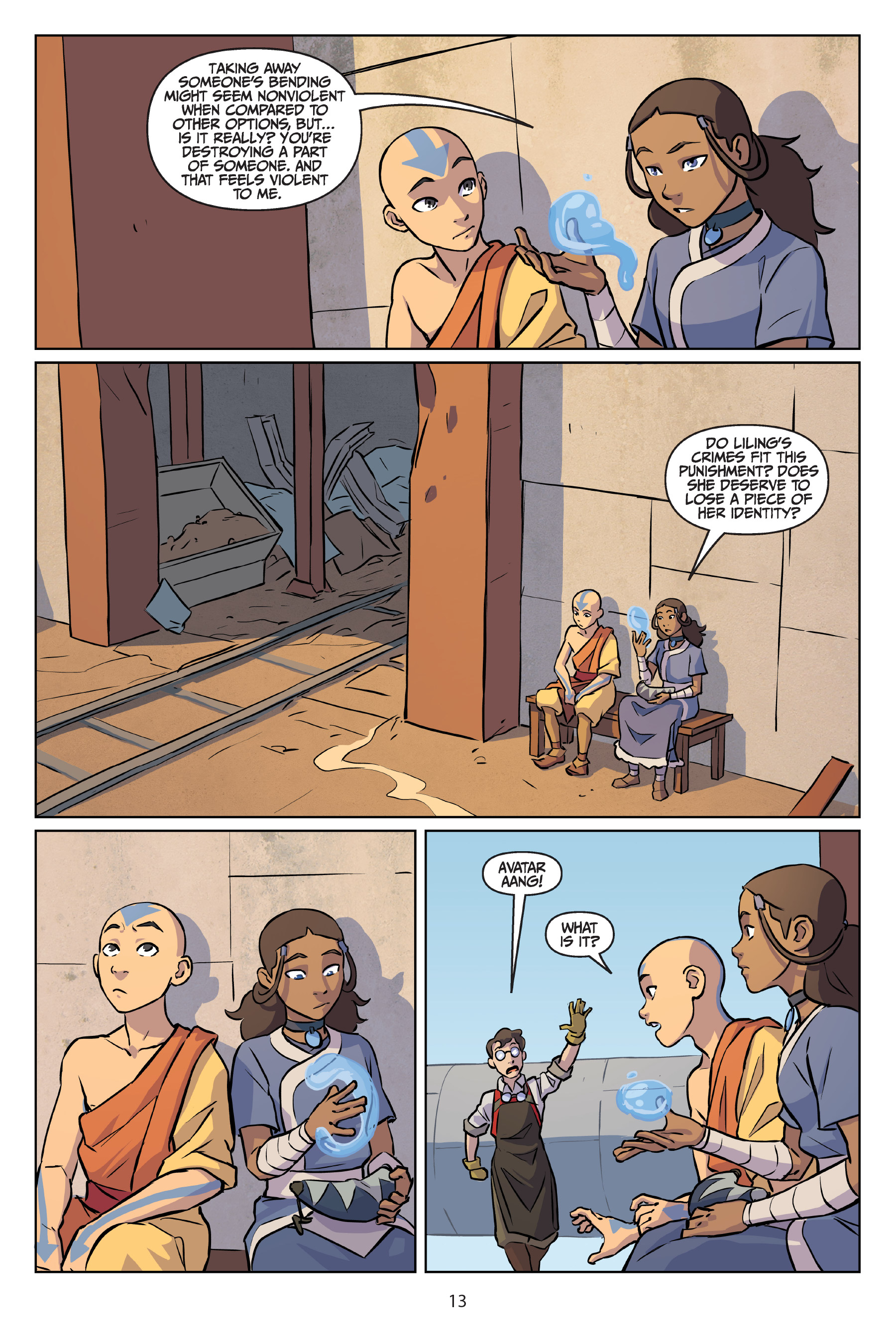 Read online Nickelodeon Avatar: The Last Airbender - Imbalance comic -  Issue # TPB 3 - 14