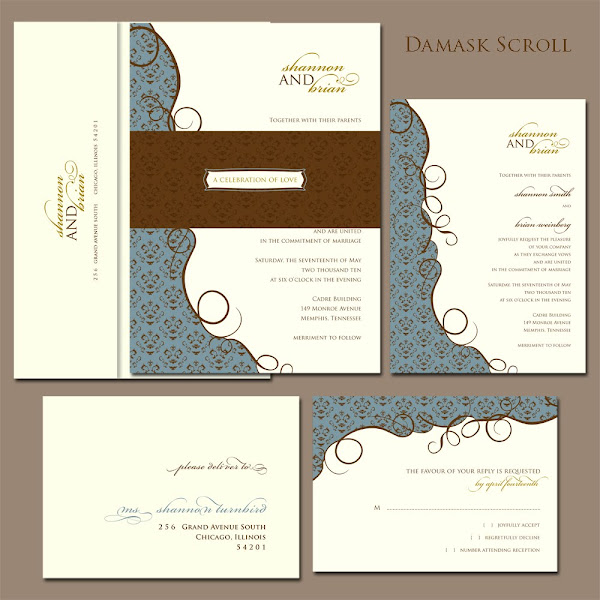 Damask Scroll Suite
