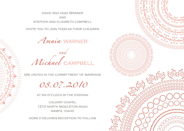 Mimosa Wedding Invitation