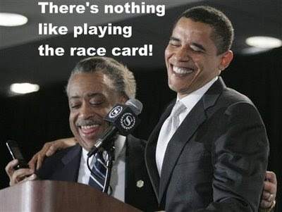 Obama Sharpton Race Card