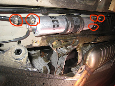 Bmw e46 fuel filter hose clamps #7