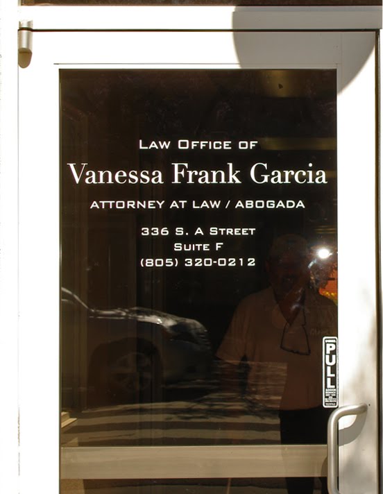 You Know Graphics Law Office of Venessa Frank Garcia Door Decal