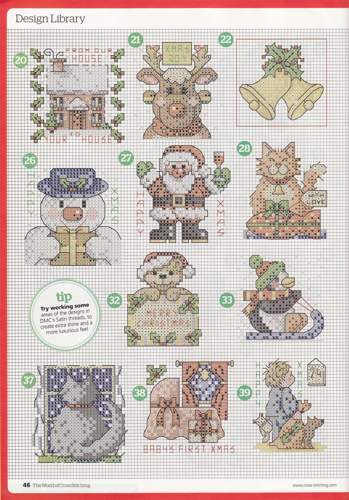 Free Printable Mini Christmas Cross Stitch Patterns