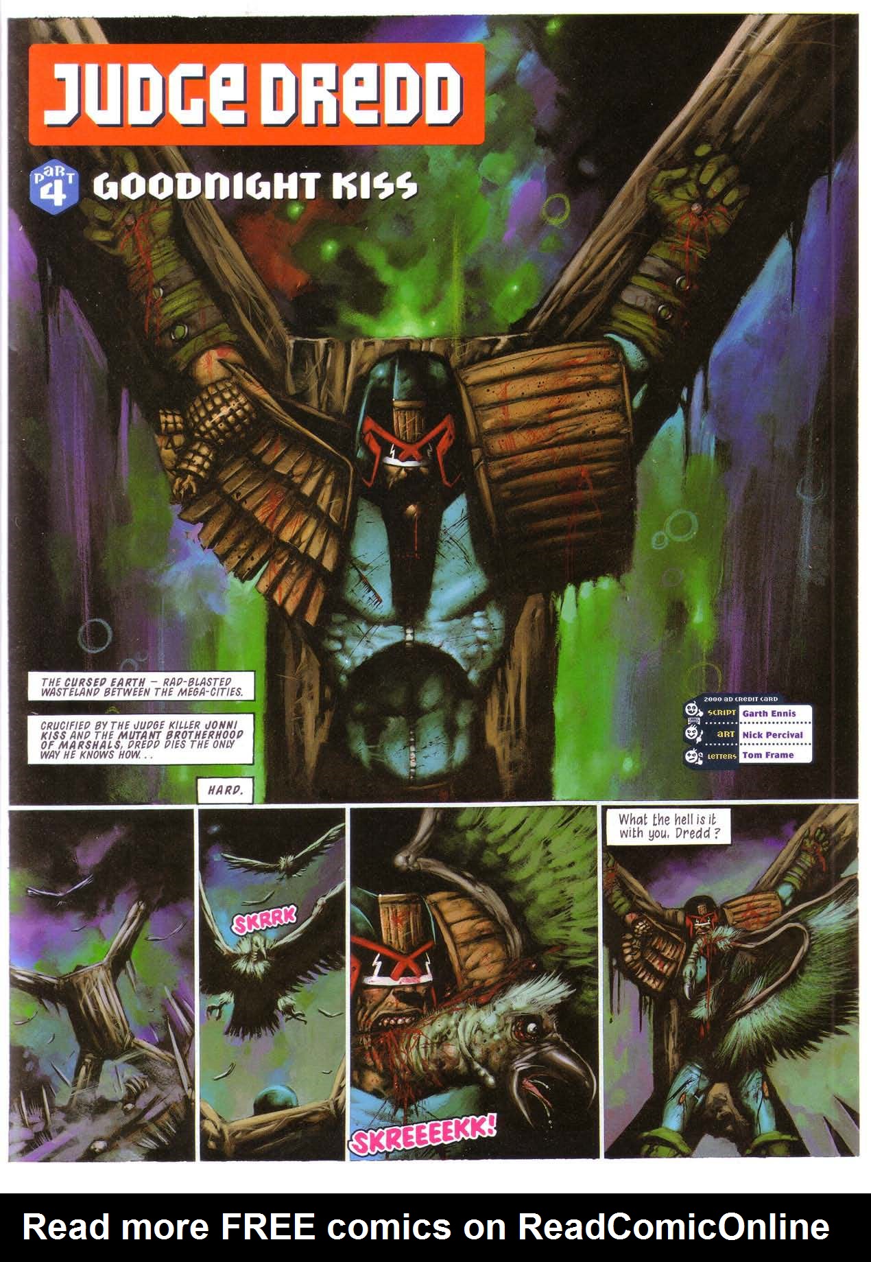 Read online Judge Dredd: Goodnight Kiss comic -  Issue # TPB - 57