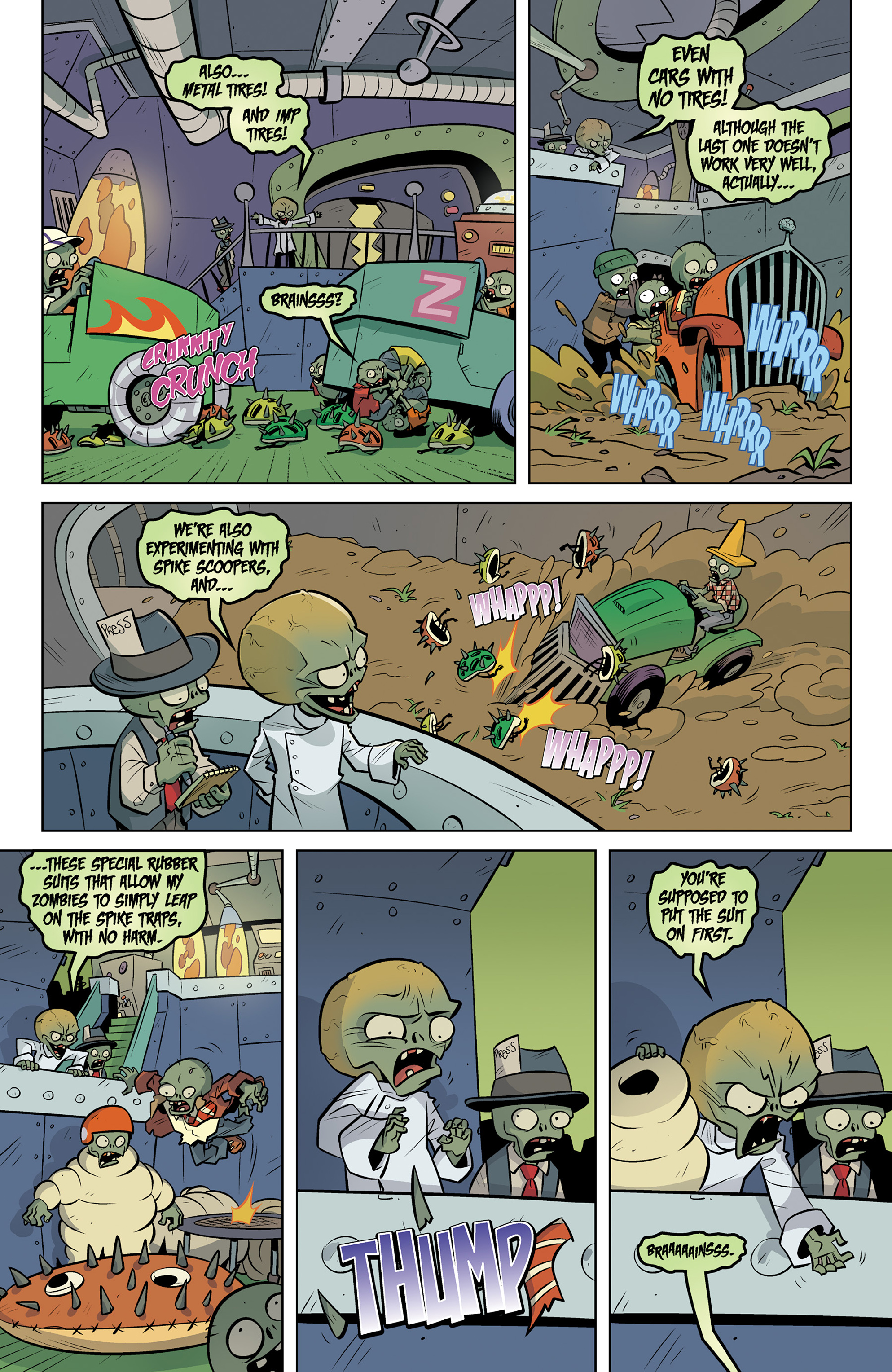 Read online Plants vs. Zombies: Petal to the Metal comic -  Issue #7 - 6
