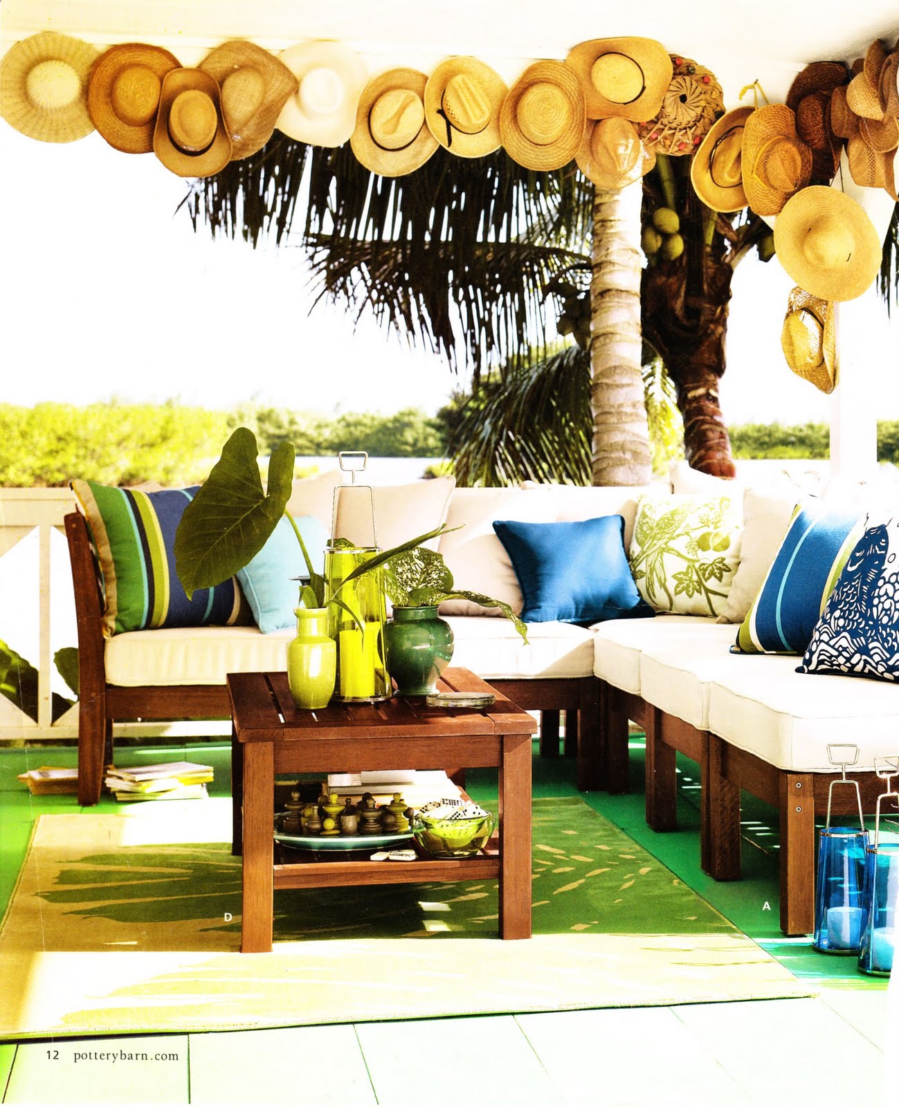 Decorating With Straw Hats The Wicker House decorating-with-straw-hats-the-wicker-house