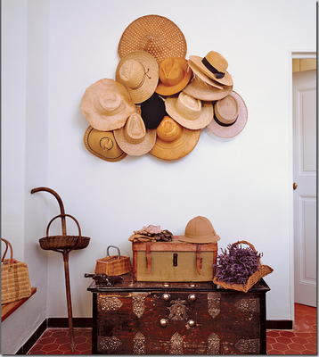 Decorating with Straw Hats