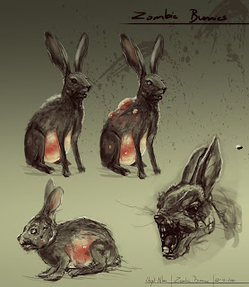 Exploding Zombie Bunnies ATTACK!!!