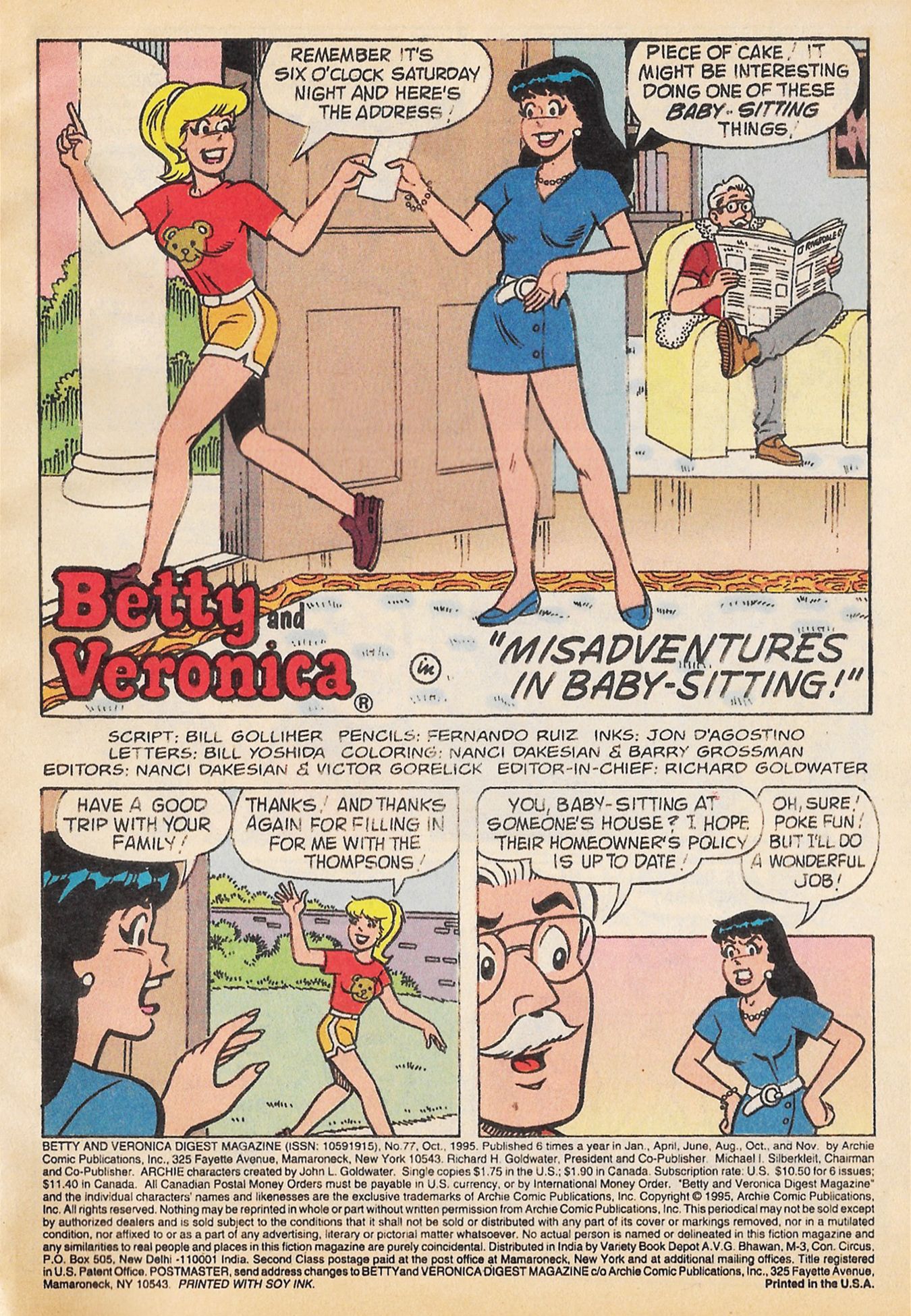 Read online Betty and Veronica Digest Magazine comic -  Issue #77 - 3