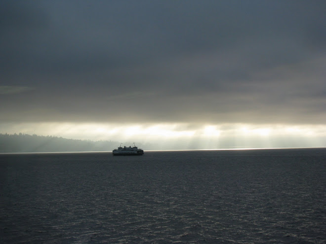 A ferry on the Puget Sound