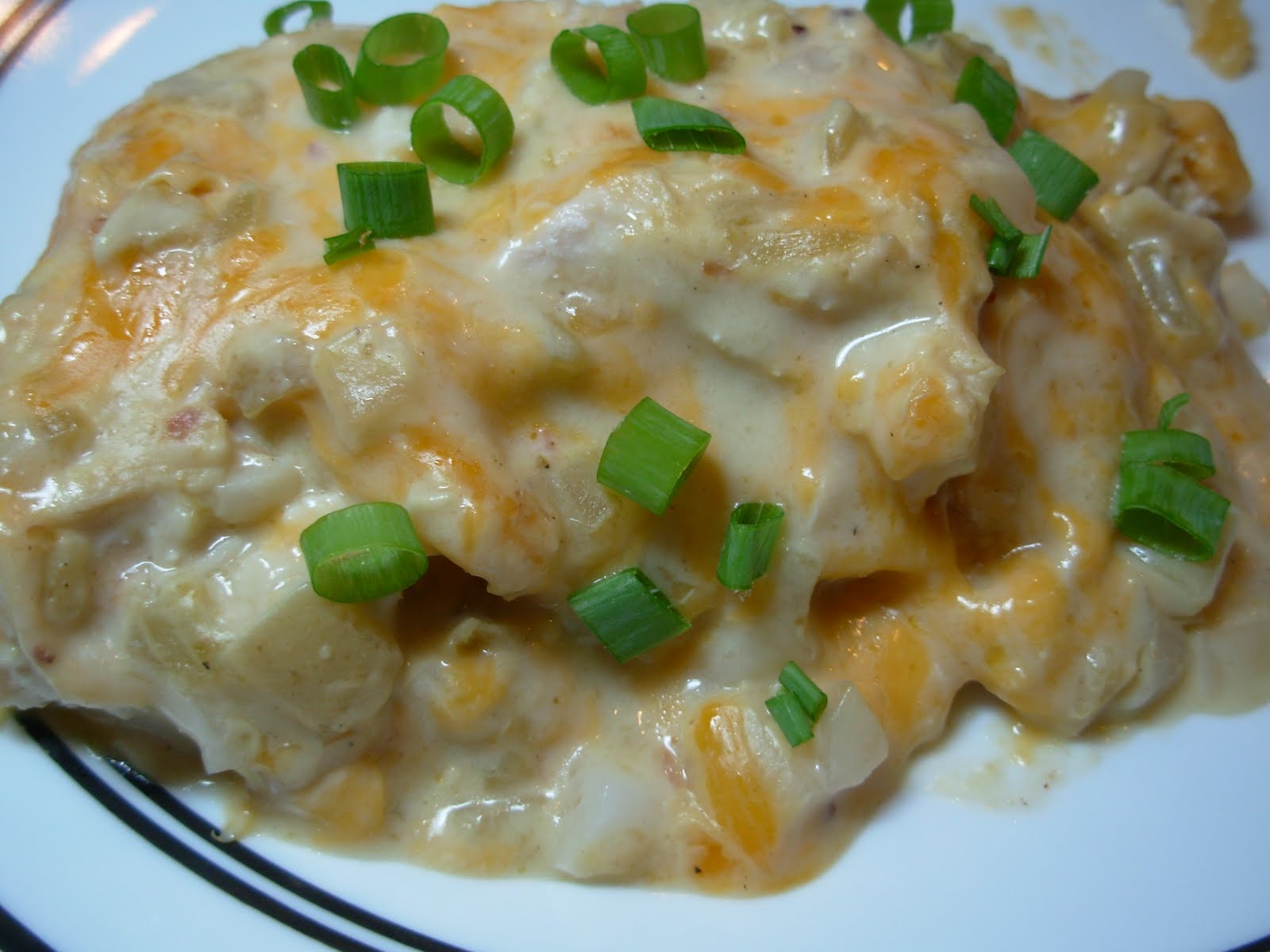 Honk If You Love Food Green Chile Chicken Casserole