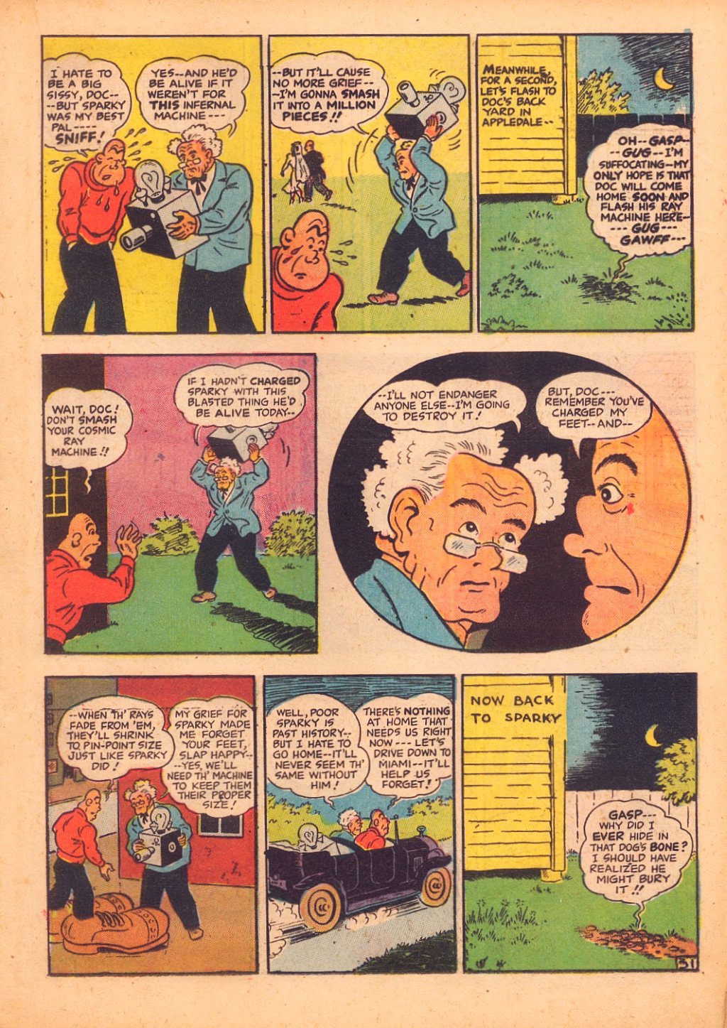 Read online Sparky Watts comic -  Issue #3 - 33