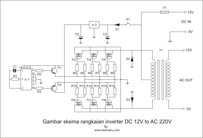 diagram skema rangkaiantc 9210p - Menerapkan Pengetahuan dalam P...