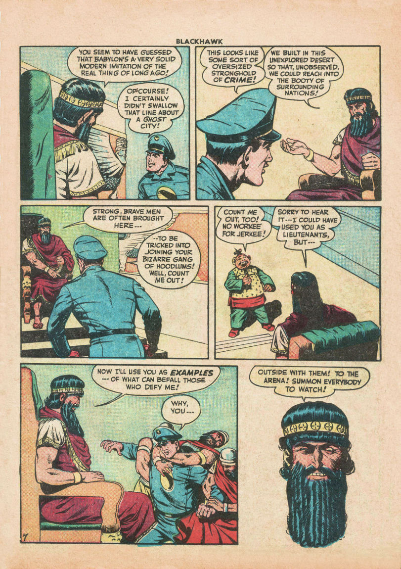 Read online Blackhawk (1957) comic -  Issue #12 - 21