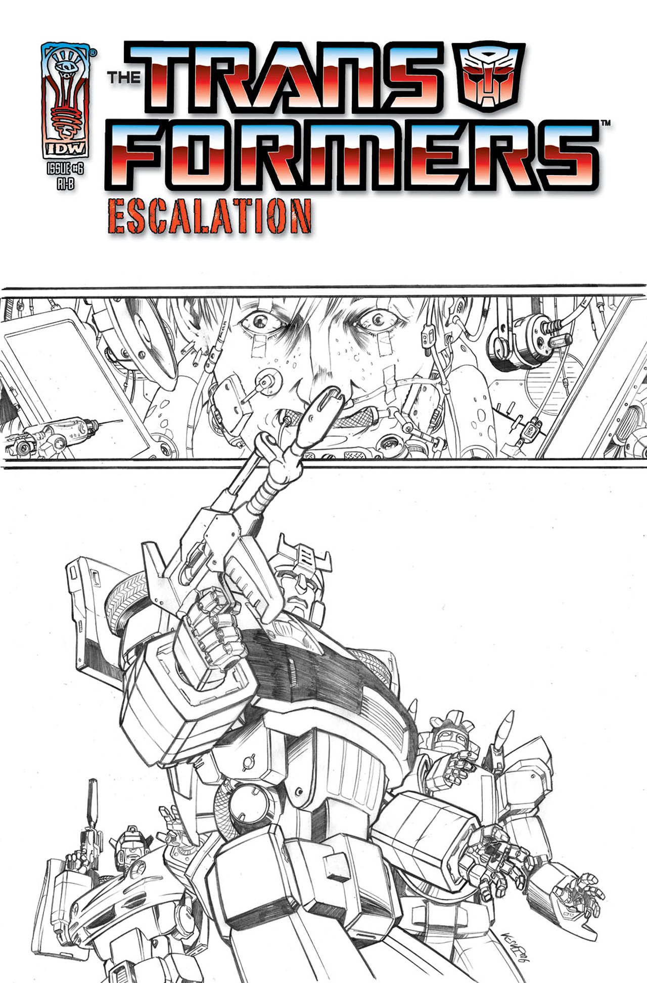 Read online The Transformers: Escalation comic -  Issue #6 - 4
