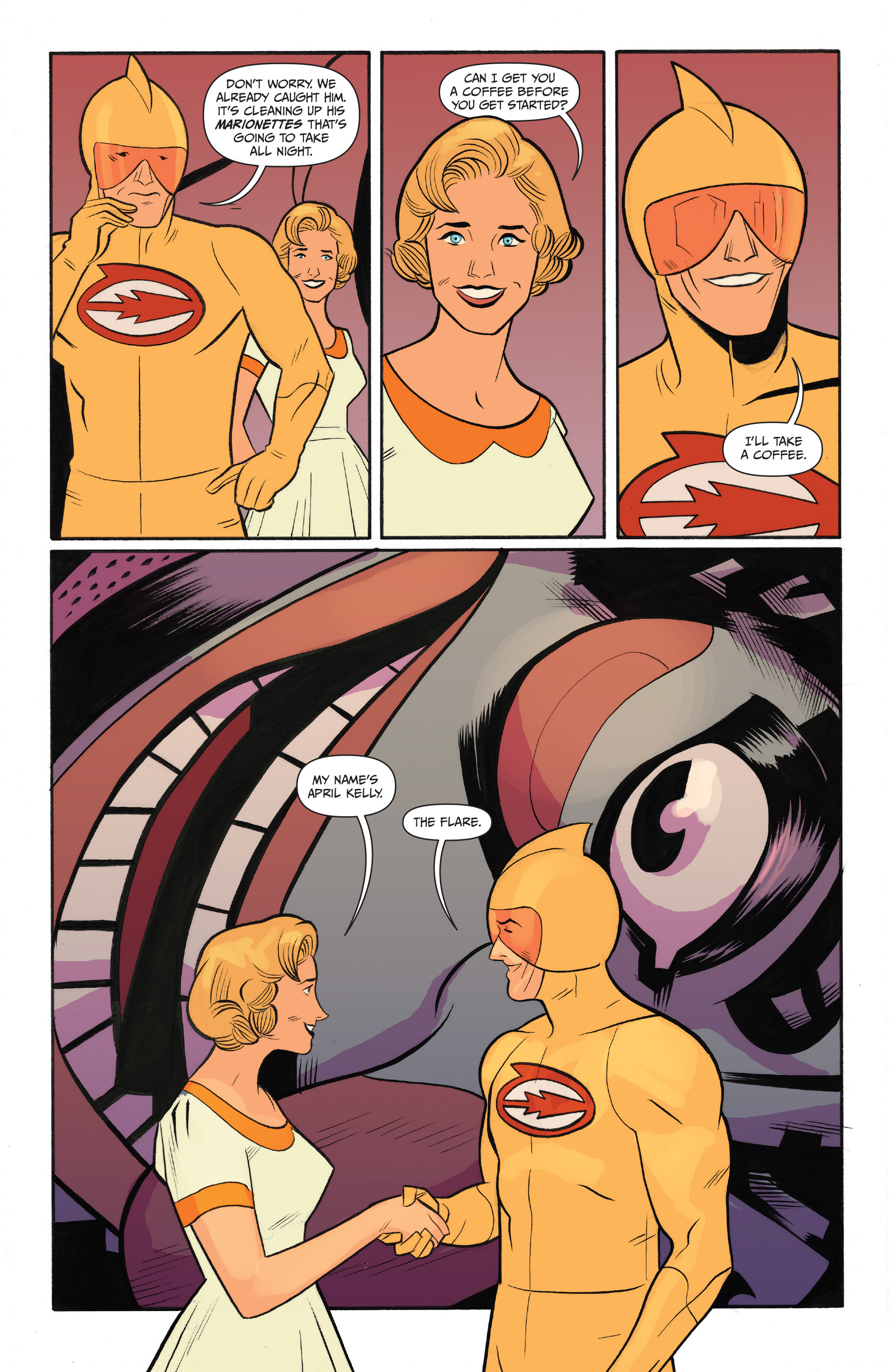 Read online Jupiter's Circle comic -  Issue #3 - 4