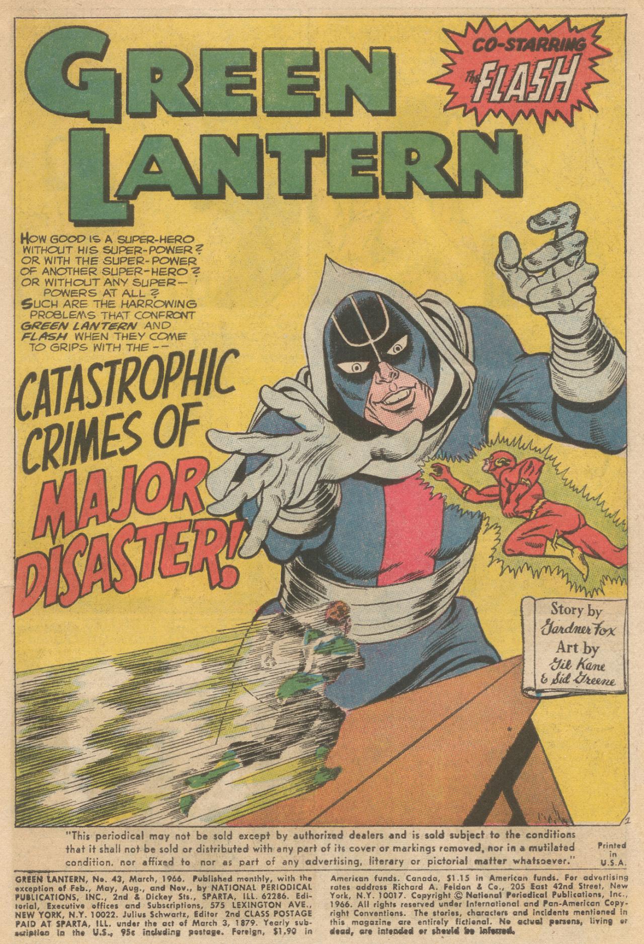 Read online Green Lantern (1960) comic -  Issue #43 - 3