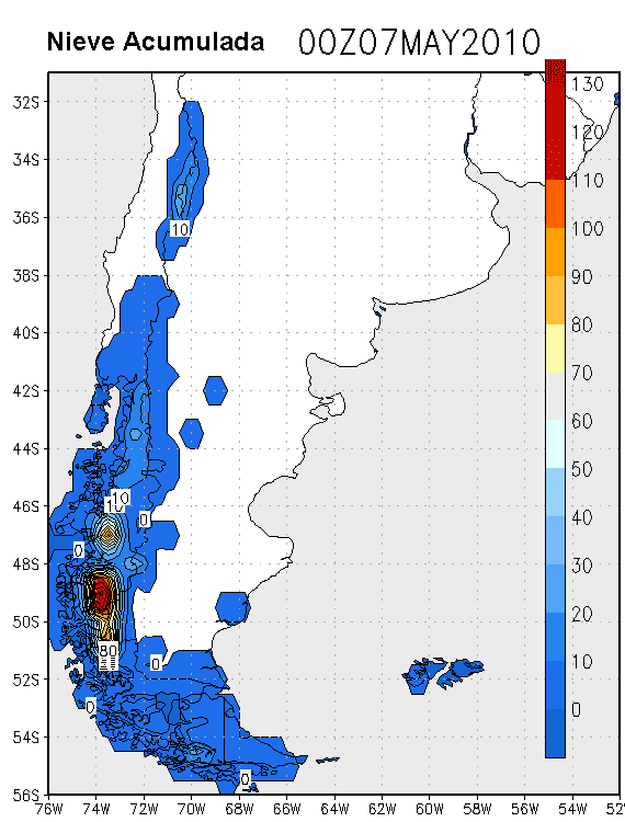 Meteorolog a Pr ctica Nieve Prevista En La Patagonia Y En La 