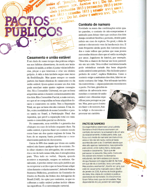revista lola magazine novembro 2010  contrato de namoro
