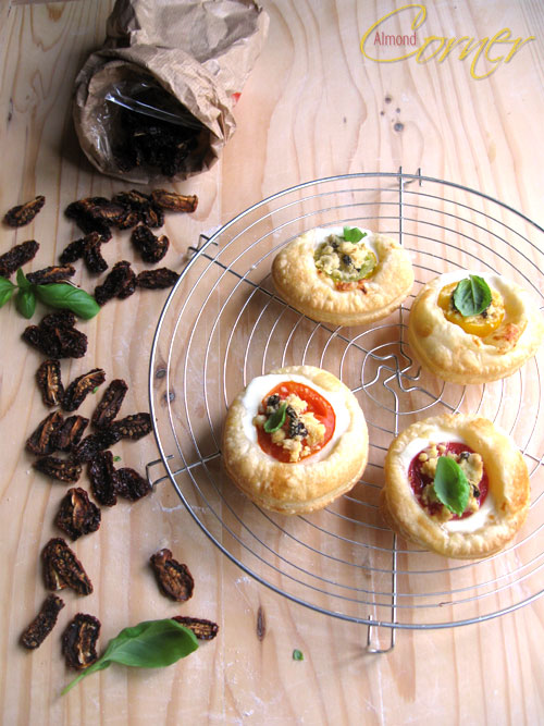 Almond Corner Goat Cheese and Tomato Tart