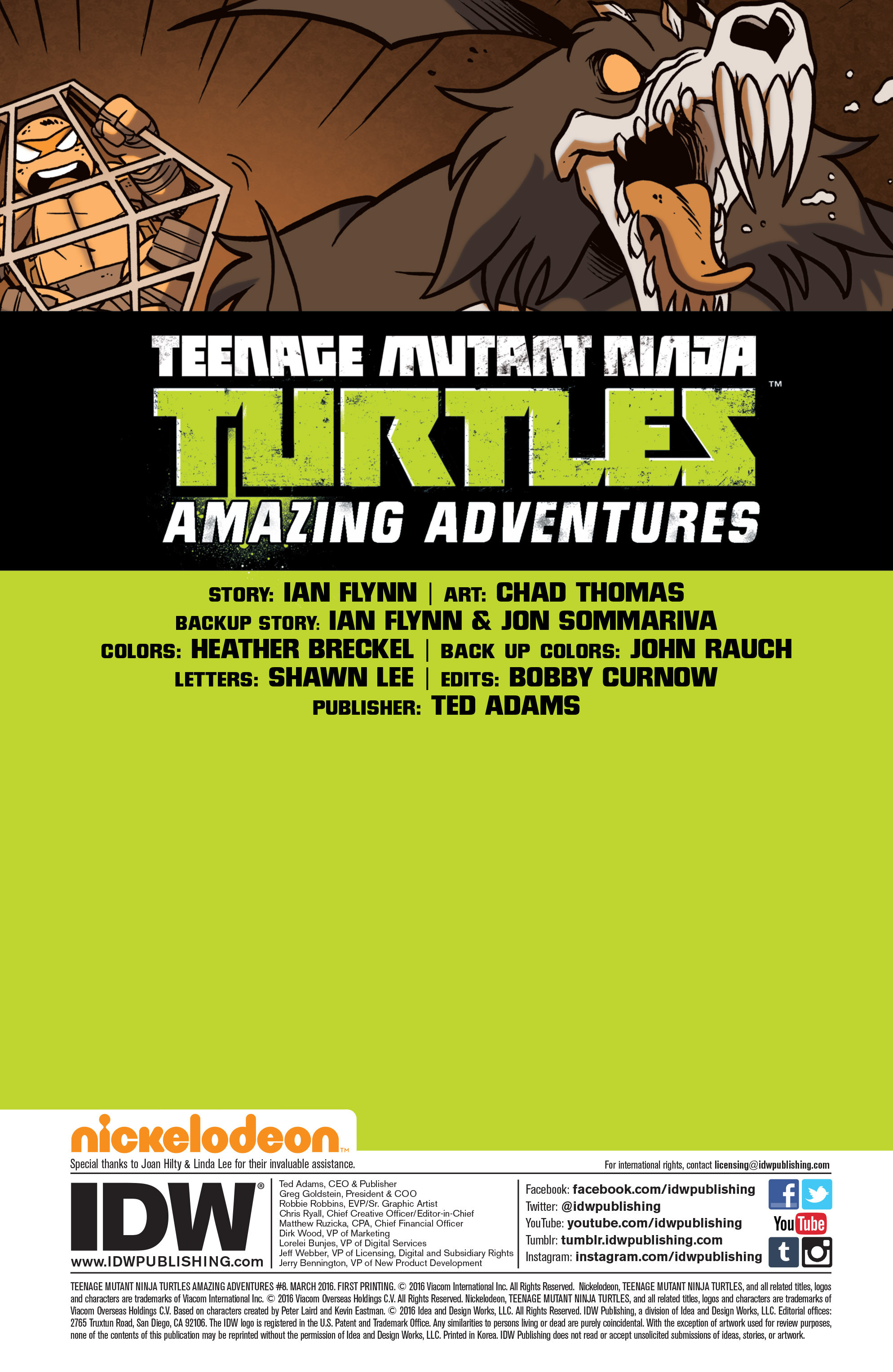 Read online Teenage Mutant Ninja Turtles Amazing Adventures comic -  Issue #8 - 2