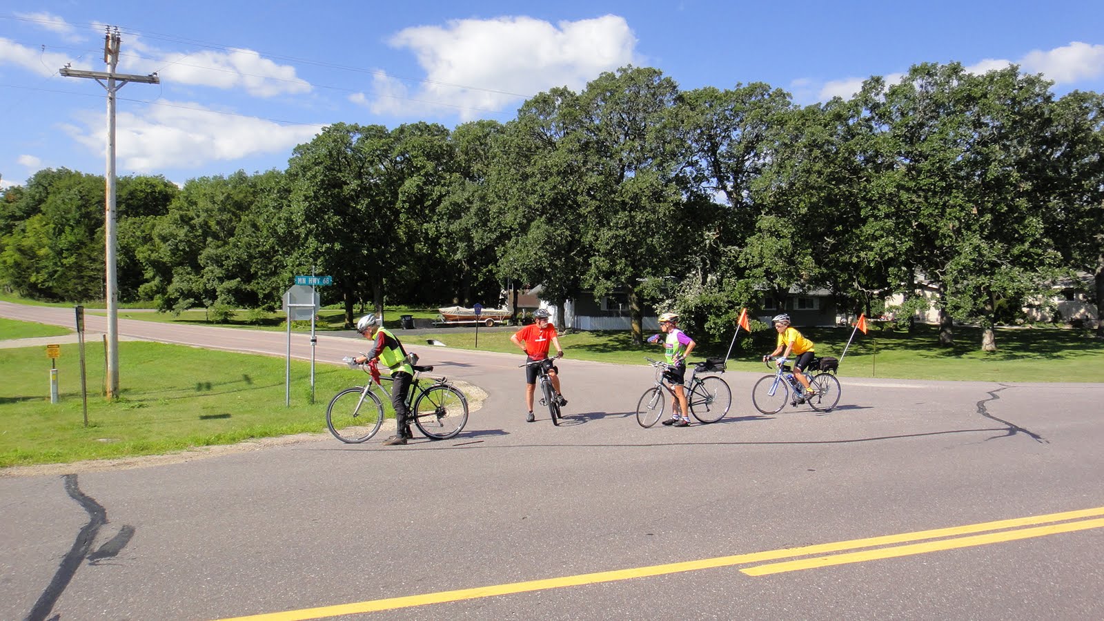 Bike Across America New Ulm, MN to Fairbault, MN