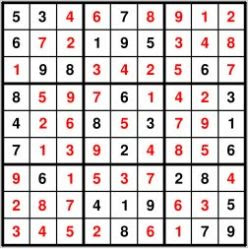 Printable Sudoku Puzzles: August 2008