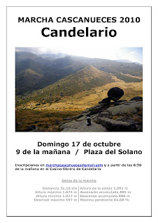 Cartel de la marcha Cascanueces 2010 de Candelario Salamanca