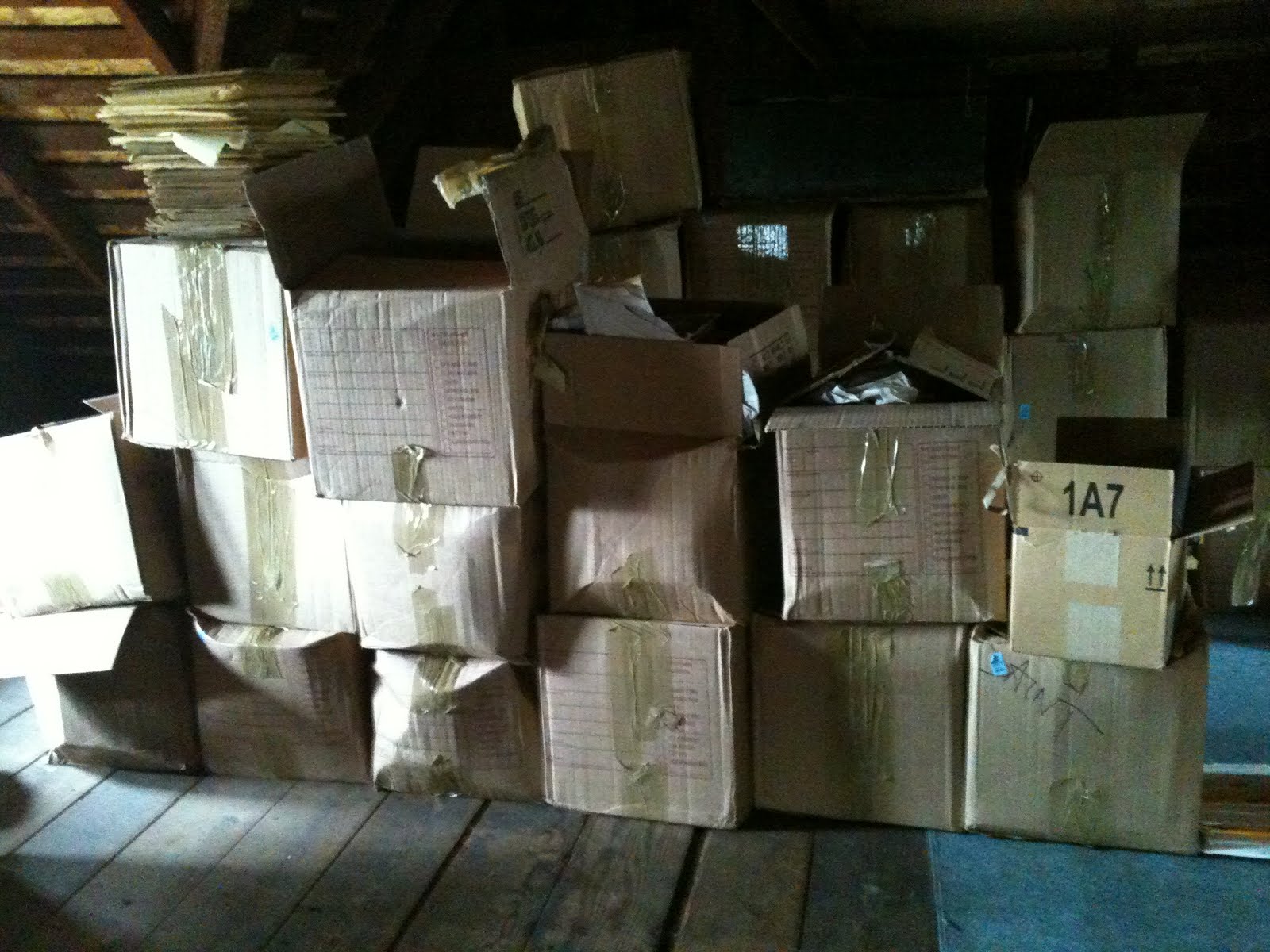 Boxes in the Attic 67 Boxes in the Attic