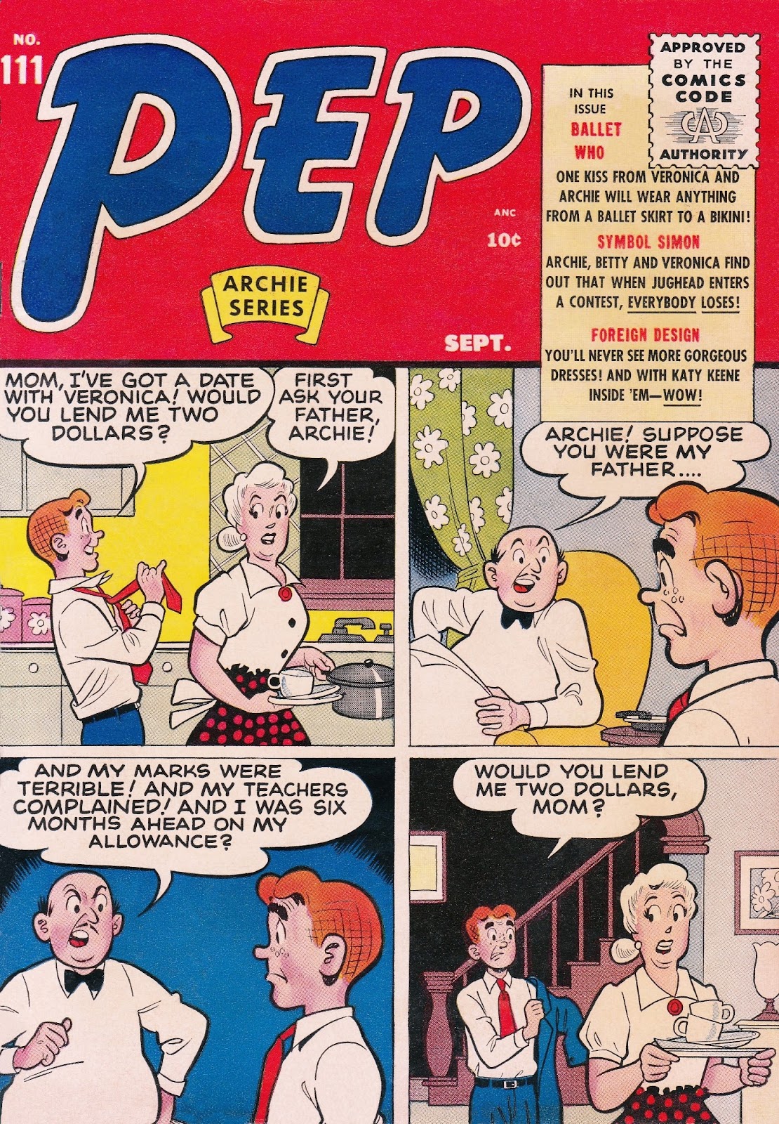 Pep Comics issue 111 - Page 1