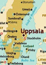 Uppsala map