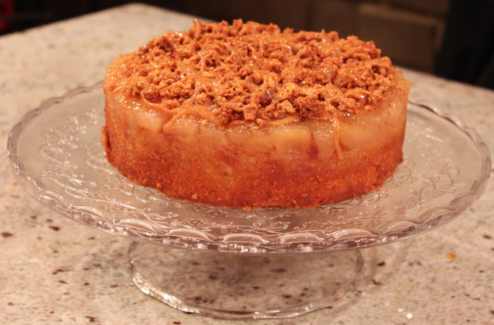 The Bakeress My Toffee Apple Crumble Cake