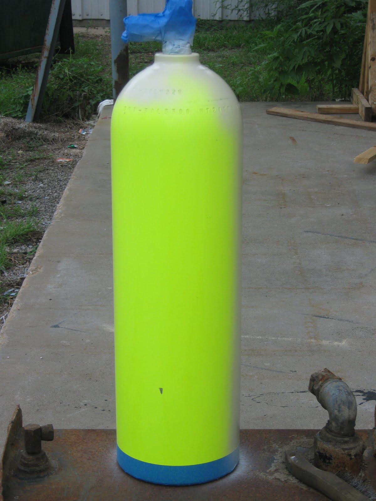 Hydro Customs Scuba Tank...BEFORE!