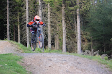 Andrea Webster Mountain biking