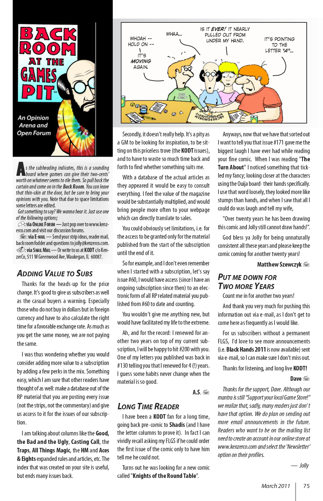 Read online Knights of the Dinner Table comic -  Issue #173 - 93