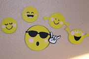 Today my children let me play with the smiley faces, and I totally adore . (pb )