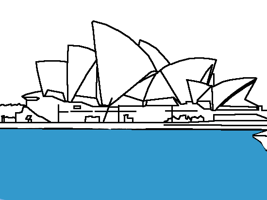 sydney opera house clipart - photo #41