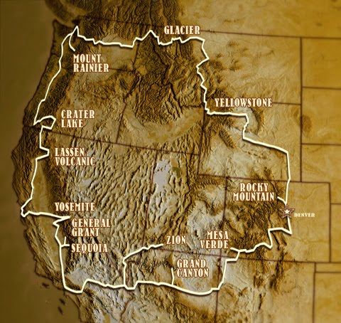National Park-to-Park Highway Route