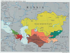 The map of the Shanghai Cooperation Organization