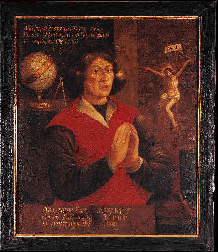 Portrait of Copernicus in Germen HS in Weissenhorn
