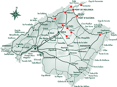 Mallorca Map 