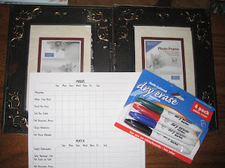 Object of Maya*ffection: I ♥ Dollar Tree and Chore Charts