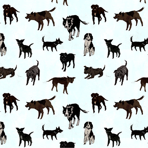 Christiane Engel - Scrapbook: Unwanted Dogs Pattern