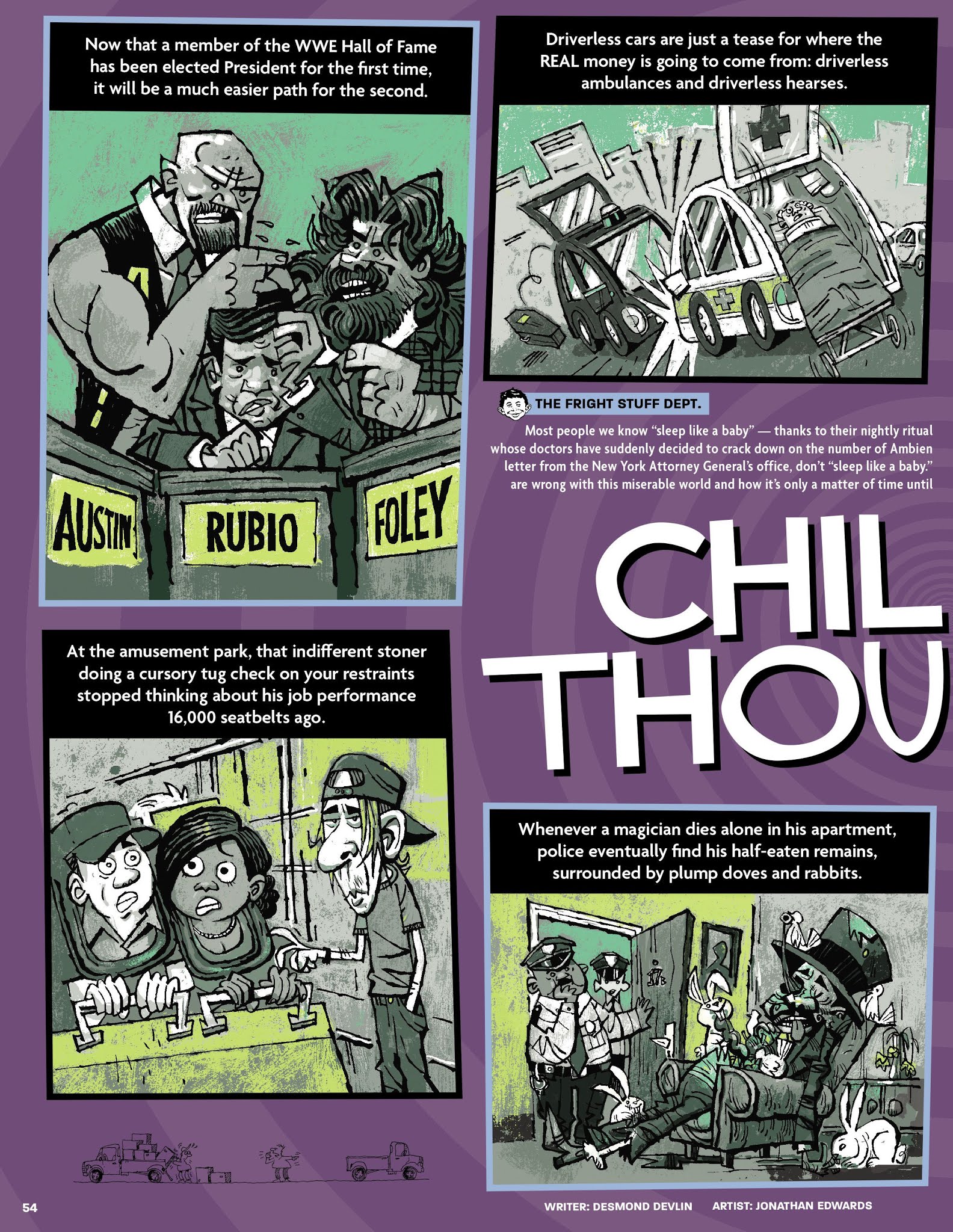 Read online MAD comic -  Issue #547 - 56